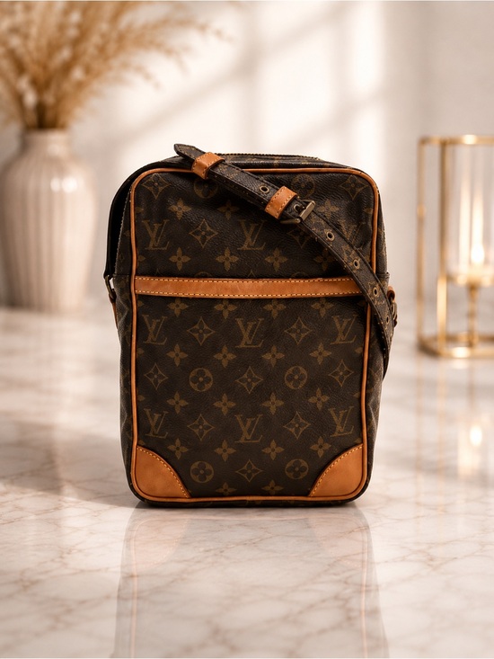 Louis Vuitton Handbags - Louis Vuitton Monogram Danube MM Crossbody Bag | Vintage | Full Inclusion | COA